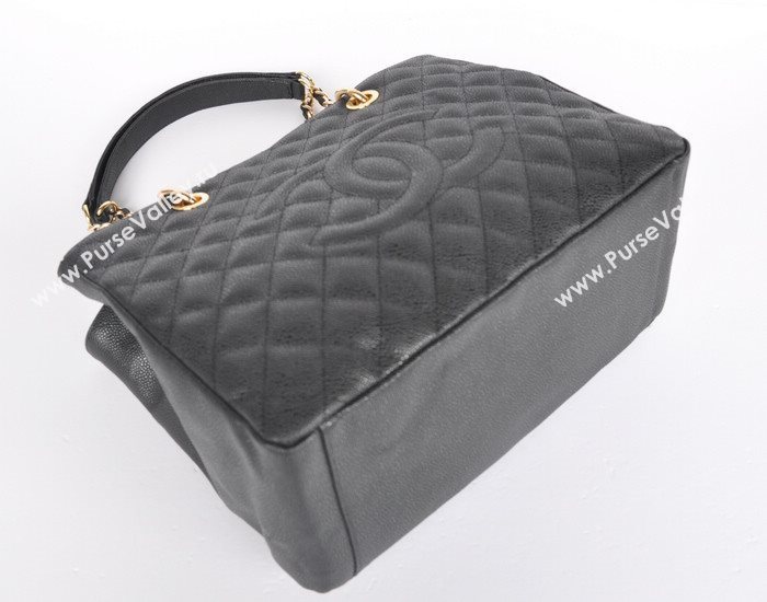 Chanel 50995 large caviar GST shopping handbag black bag 5674