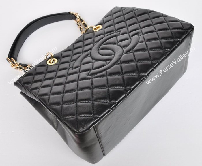 Chanel 50995 large caviar GST shopping handbag black bag 5675