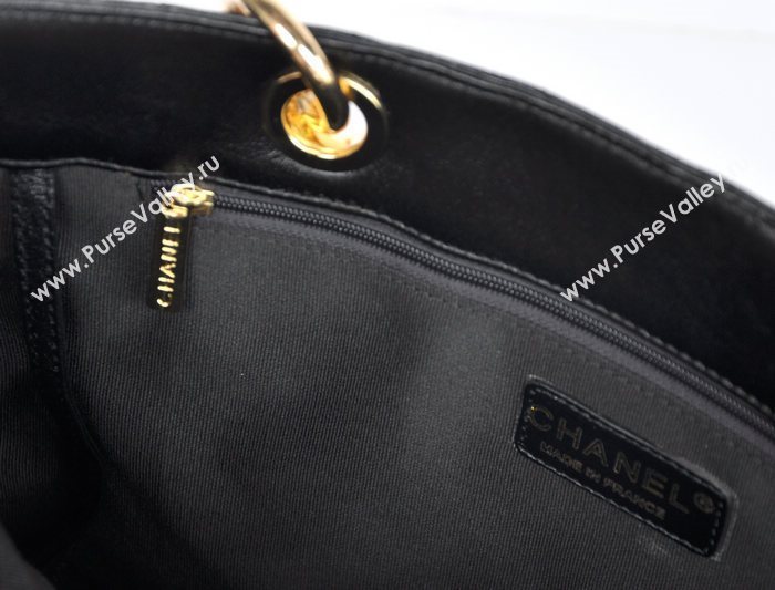 Chanel 50995 large caviar GST shopping handbag black bag 5675
