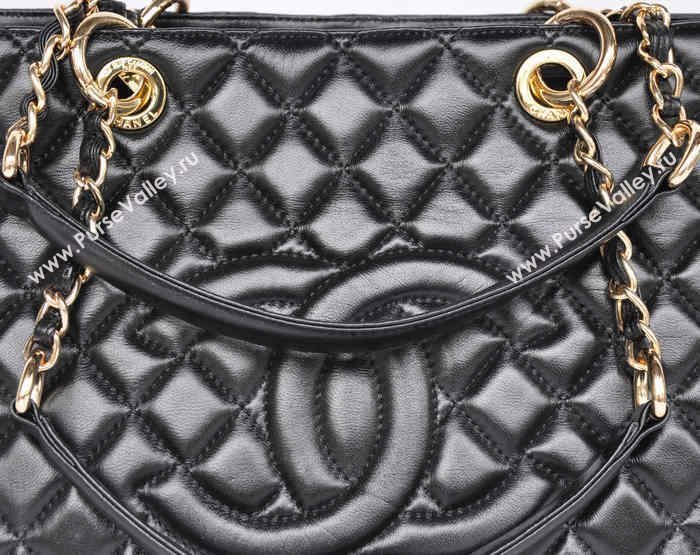 Chanel 50995 large caviar GST shopping handbag black bag 5675