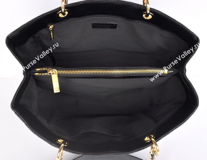 Chanel 50995 large caviar GST shopping handbag black bag 5675