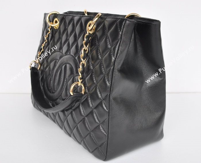 Chanel 50995 large caviar GST shopping handbag black bag 5675