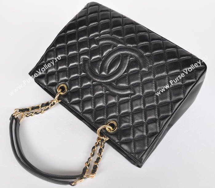 Chanel 50995 large caviar GST shopping handbag black bag 5675