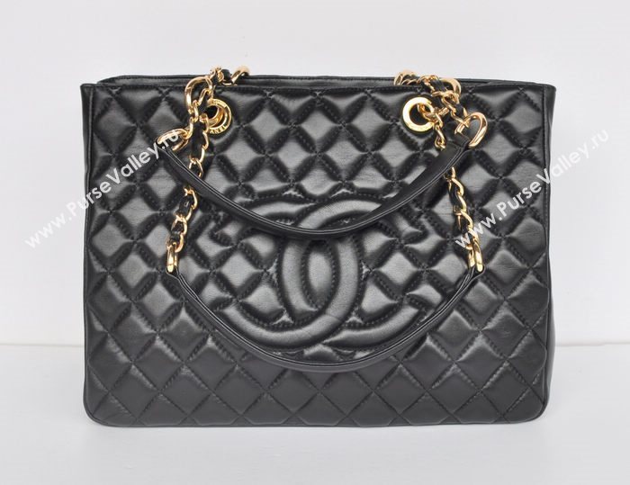 Chanel 50995 large caviar GST shopping handbag black bag 5675