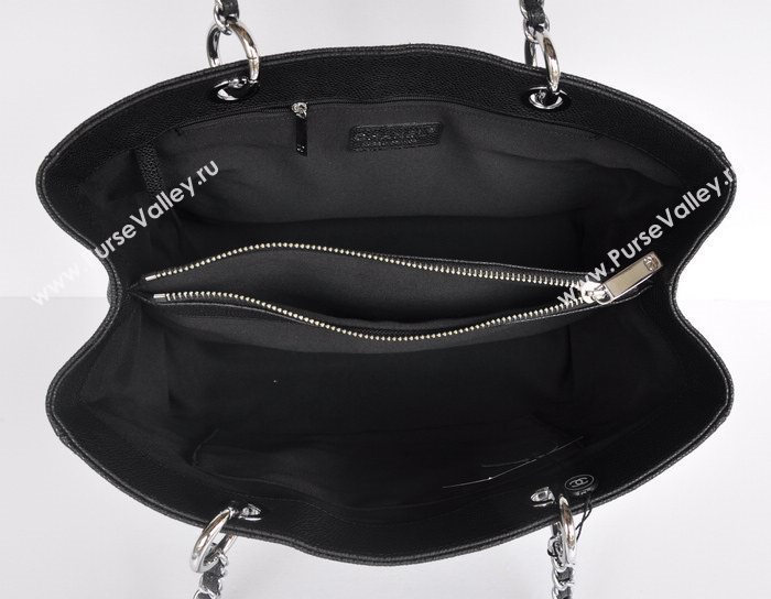 Chanel 50995 large GST shopping handbag black bag 5677