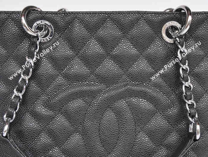 Chanel 50995 large GST shopping handbag black bag 5677