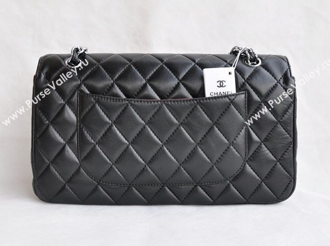 Chanel 1113 large classic flap handbag black bag 5685
