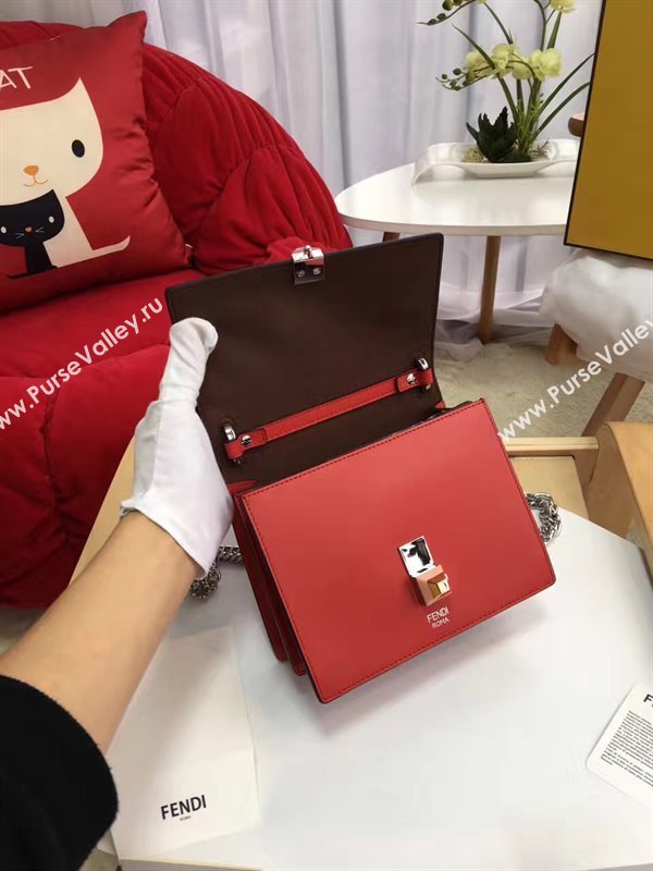 Fendi mini kan red I bag 5600