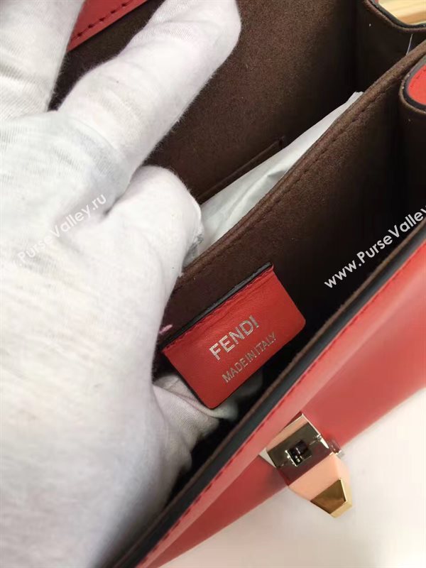 Fendi mini kan red I bag 5600