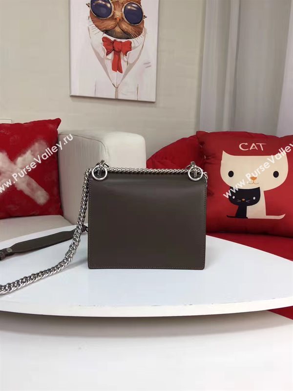 Fendi mini kan I gray dark bag 5601