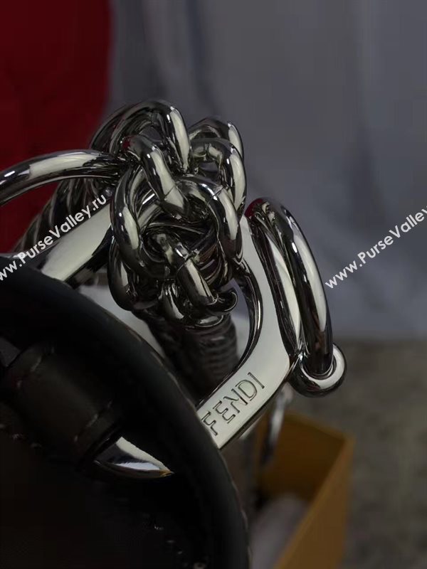 Fendi mini kan I gray dark bag 5601