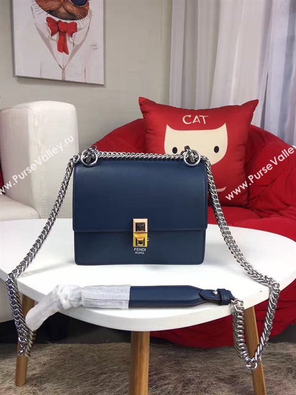 Fendi mini kan navy I bag 5602