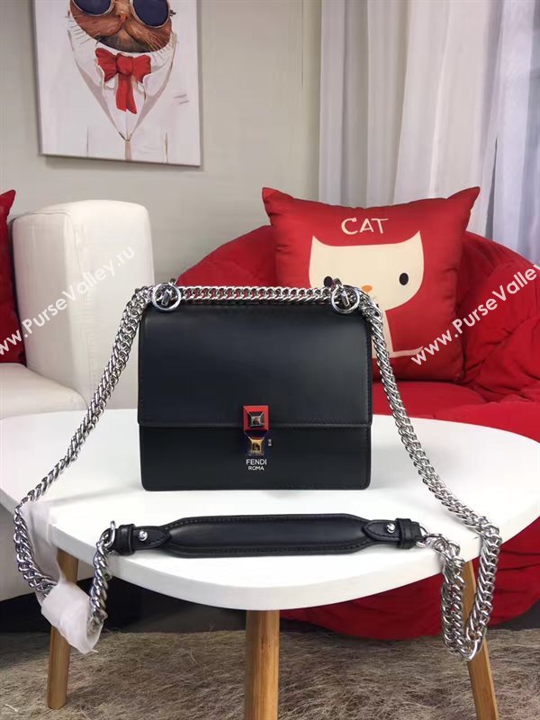 Fendi mini kan black I bag 5603