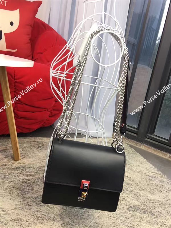Fendi mini kan black I bag 5603