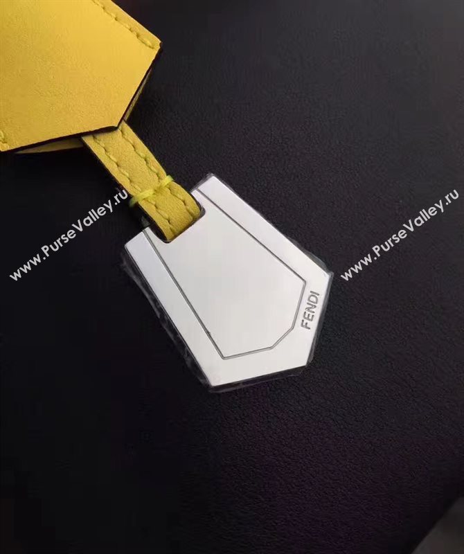 Fendi by the way black yellow v bag 5605