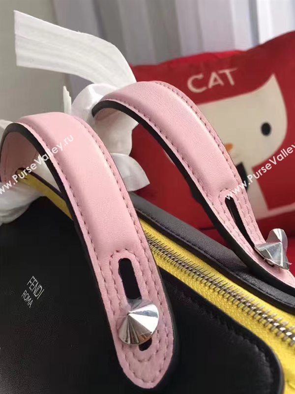 Fendi by the way black yellow v bag 5605