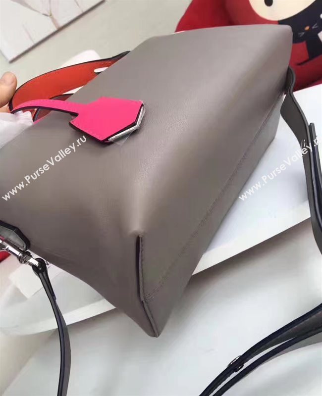 Fendi by the way gray orange v bag 5606