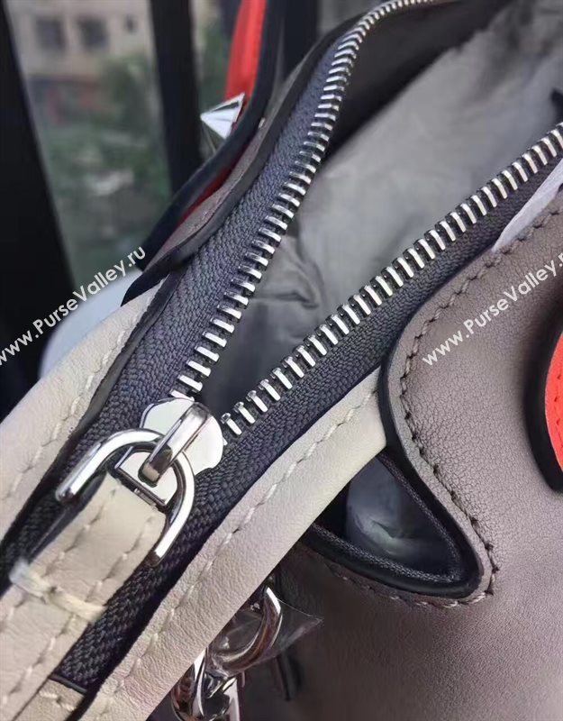 Fendi by the way gray orange v bag 5606