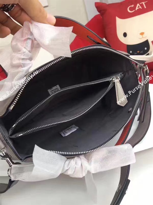 Fendi by the way gray orange v bag 5606