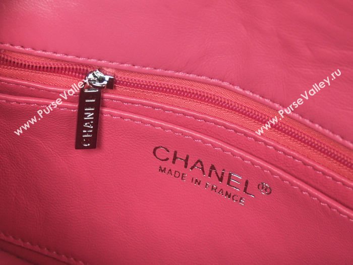 Chanel A1116 paint lambskin small classic flap handbag red bag 5754