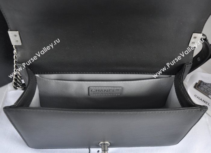 Chanel A91205 lambskin new le boy handbag black bag 5759