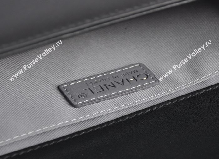 Chanel A91205 lambskin new le boy handbag black bag 5759