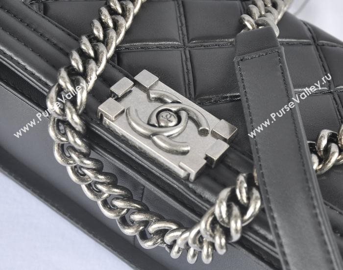 Chanel A91205 lambskin new le boy handbag black bag 5759