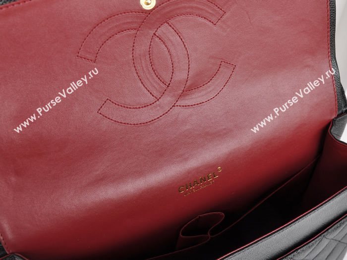Chanel A36098 maxi caviar lambskin classic flap handbag gray bag 5731