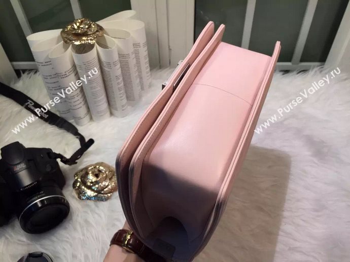 Chanel A67086 caviar lambskin medium le boy handbag pink bag 5841