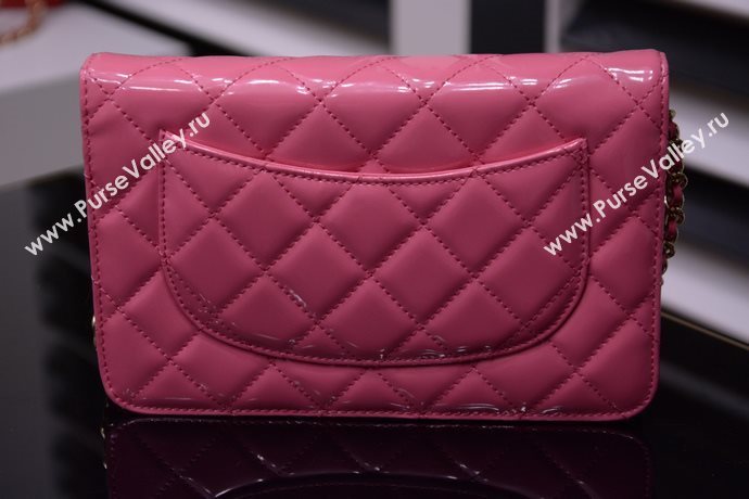 Chanel A33814 paint lambskin small woc handbag pink bag 5860