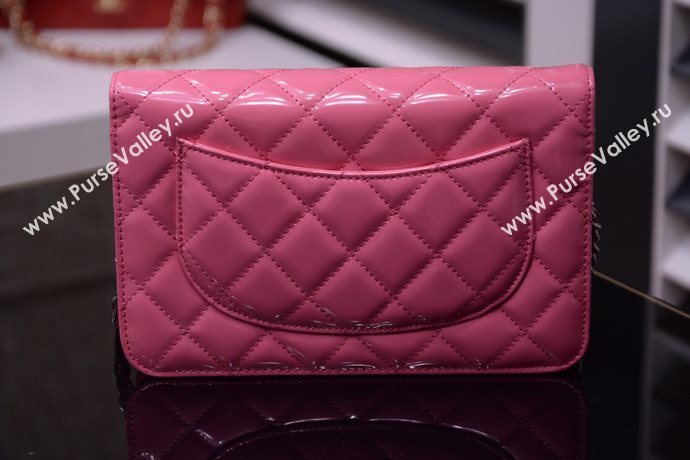 Chanel A33814 paint lambskin small woc handbag pink bag 5863