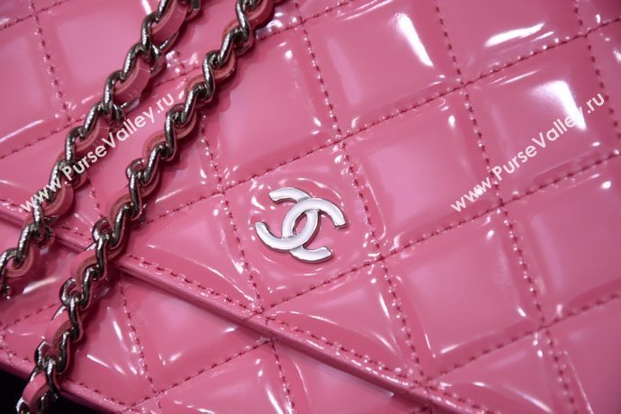 Chanel A33814 paint lambskin small woc handbag pink bag 5863