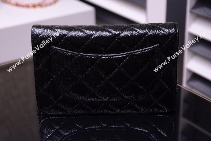 Chanel A33814 caviar lambskin small woc handbag black bag 5864