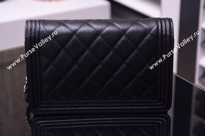 Chanel A33815 caviar lambskin small woc handbag black bag 5872