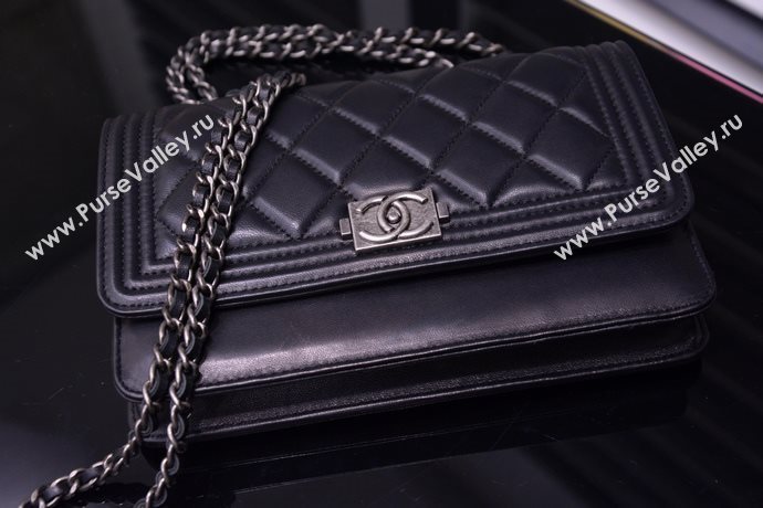 Chanel A33815 lambskin small woc handbag black bag 5875