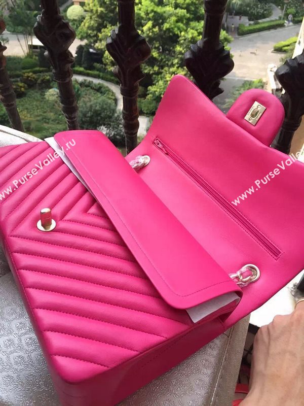 Chanel A1113 large lambskin V handbag red bag 5890