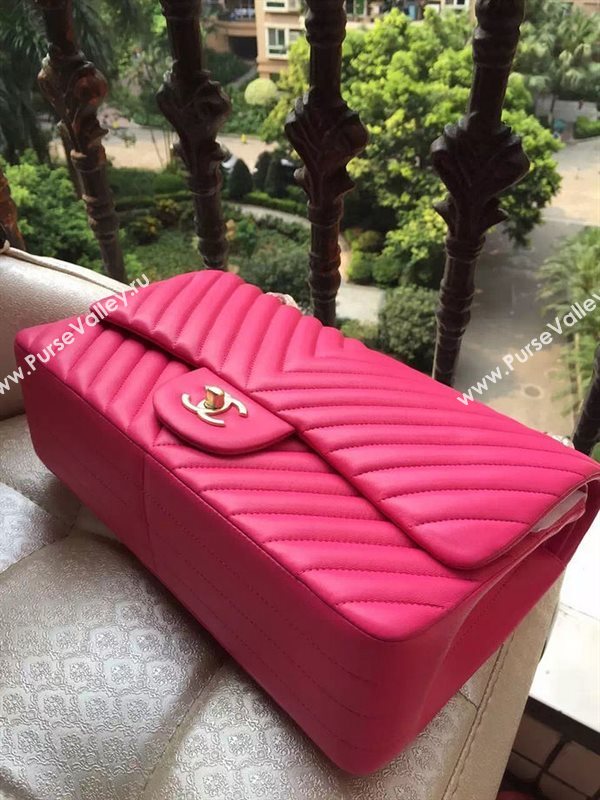Chanel A1113 large lambskin V handbag red bag 5890