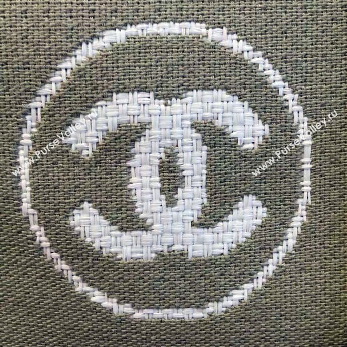 Chanel A68046 original canvas shopping handbag apricot bag 5955