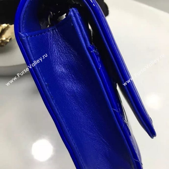 Chanel A33815 paint small le boy woc handbag blue bag 5986