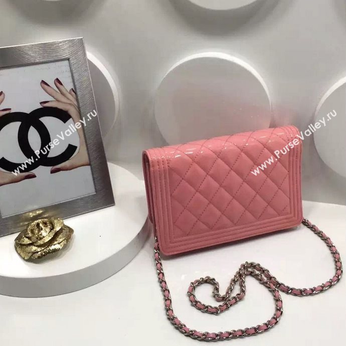 Chanel A33815 paint small le boy woc handbag pink bag 5987