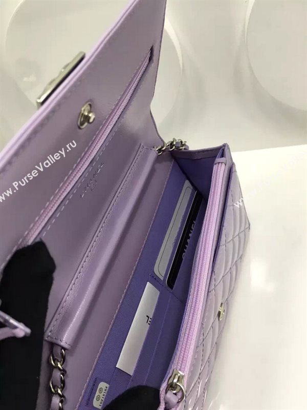 Chanel A33815 paint small le boy woc handbag purple bag 5990