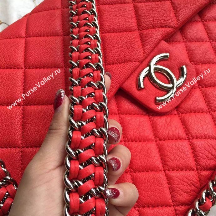 Chanel A94005 deerskin large tote handbag red bag 5999