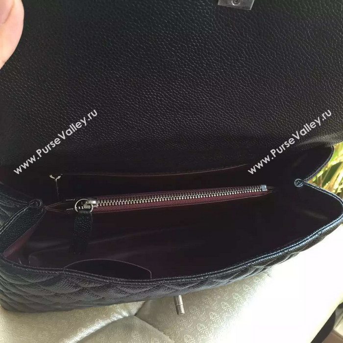 Chanel A95168 caviar large tote shoulder handbag black bag 5905