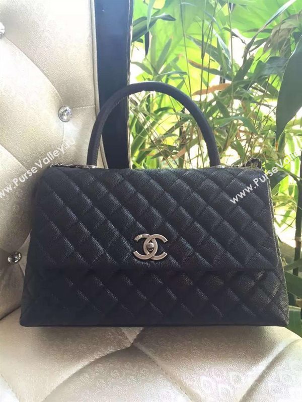 Chanel A95168 caviar large tote shoulder handbag black bag 5906