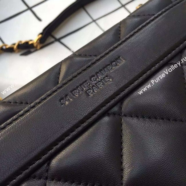 Chanel A57357 lambskin large shoulder handbag black bag 5912