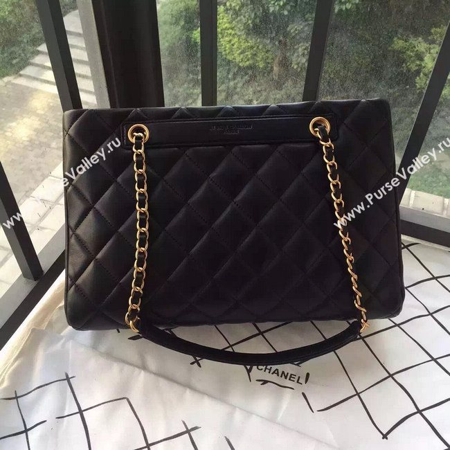 Chanel A57357 lambskin large shoulder handbag black bag 5912