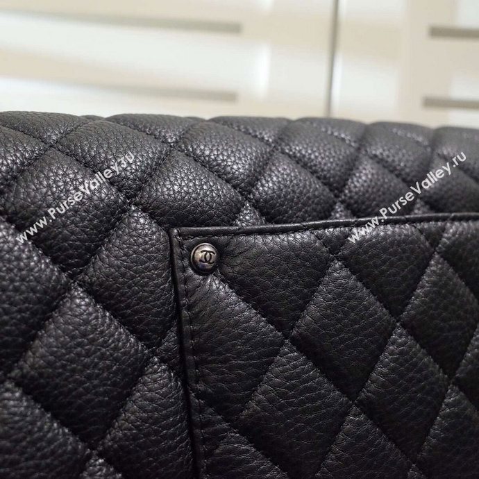 Chanel A91169 calfskin X large travel handbag black bag 5924