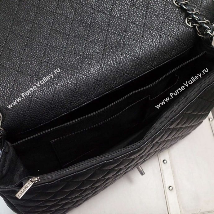 Chanel A91169 calfskin X large travel handbag black bag 5924