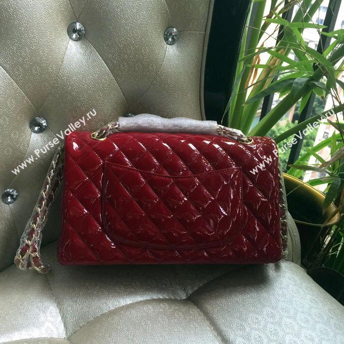 Chanel A1112 paint lambskin flap handbag red bag 5931