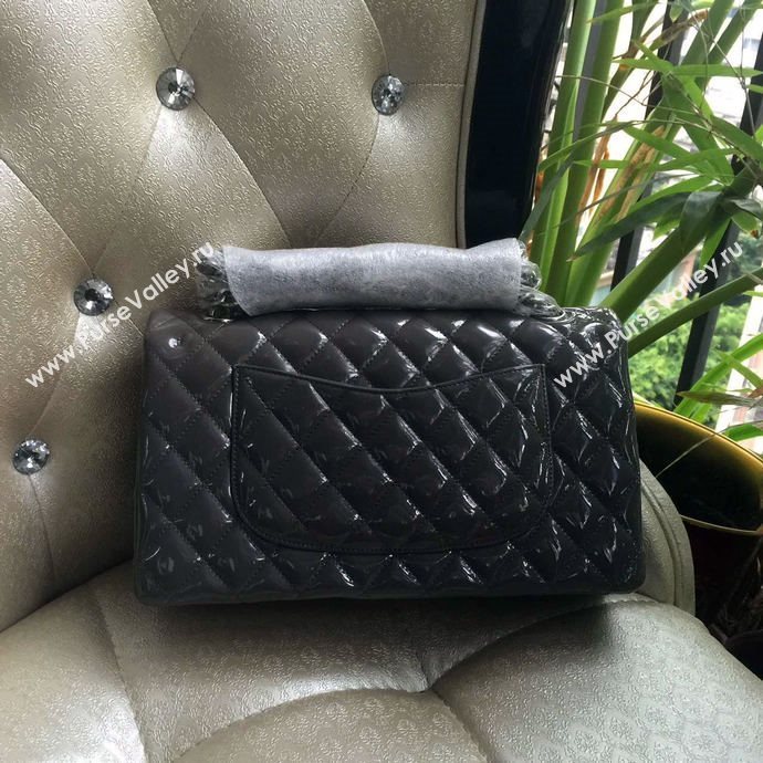 Chanel A1112 paint lambskin flap handbag gray bag 5932